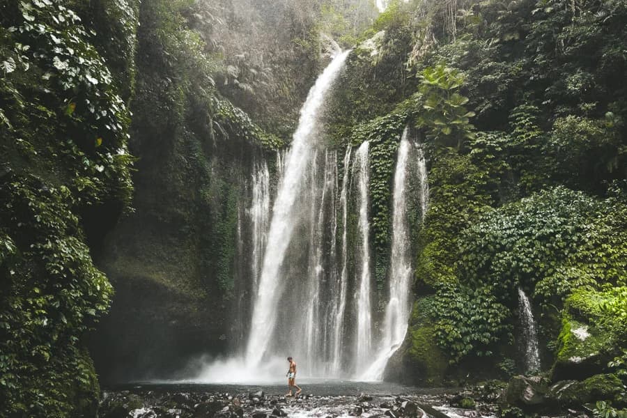Tiu Kelep and Sendang Gile Waterfall